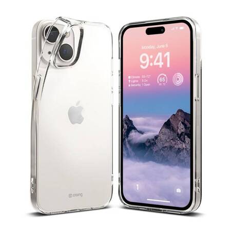 Crong Crystal Slim Cover - Etui iPhone 14 (przezroczysty)