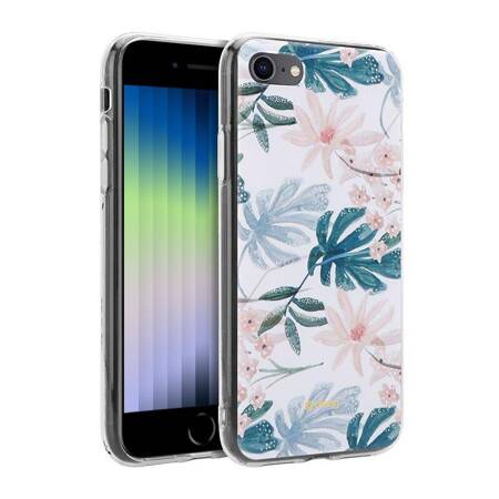 Crong Flower Case – Etui iPhone SE / 8 / 7 (wzór 01)