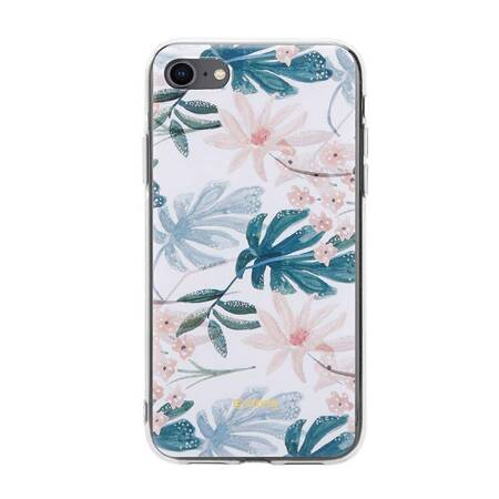 Crong Flower Case – Etui iPhone SE / 8 / 7 (wzór 01)