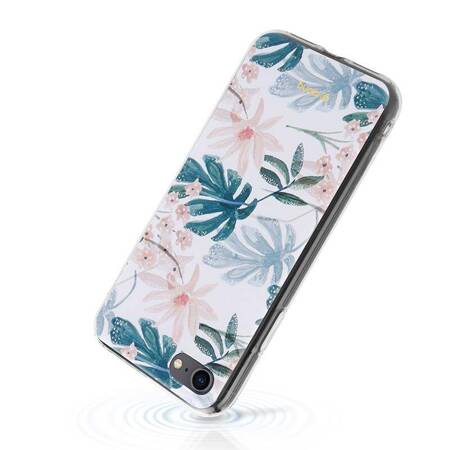 Crong Flower Case – Etui iPhone SE / 8 / 7 (wzór 01)