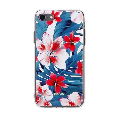 Crong Flower Case – Etui iPhone SE / 8 / 7 (wzór 03)