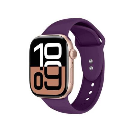 Crong Liquid - Pasek do Apple Watch 38/40/41/42 mm (śliwkowy)