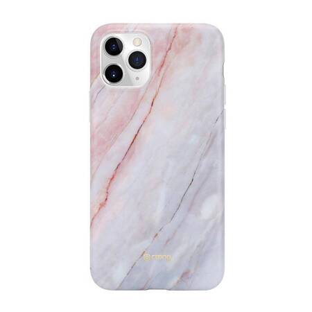 Crong Marble Case – Etui iPhone 11 Pro (różowy)