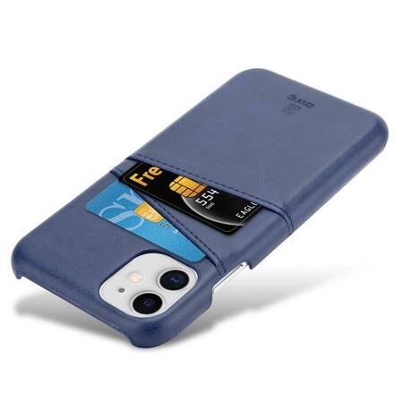 Crong Neat Cover - Etui iPhone 11 Pro z kieszeniami (niebieski)