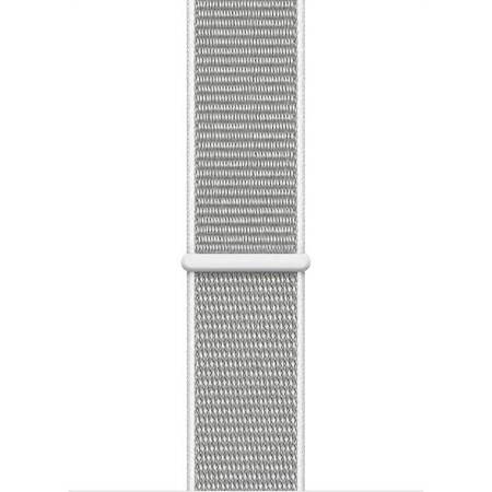 Crong Nylon - Pasek sportowy do Apple Watch 38/40/41/42 mm (Silver Grey)