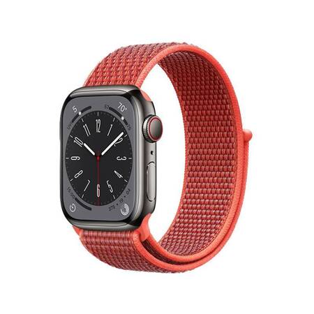 Crong Nylon - Pasek sportowy do Apple Watch 38/40/41 mm (Sunny Apricot)