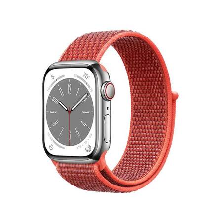 Crong Nylon - Pasek sportowy do Apple Watch 38/40/41 mm (Sunny Apricot)