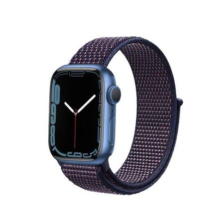 Crong Nylon - Pasek sportowy do Apple Watch 42/44/45 mm (Midnight Blue)