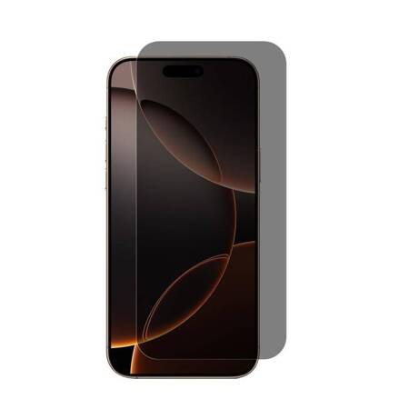 Crong Privacy 3D Armour Glass - Hartowane szkło prywatyzujące iPhone 16 Pro Max