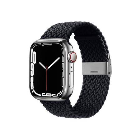 Crong Wave Band – Pleciony pasek do Apple Watch 38/40/41 mm (grafitowy)