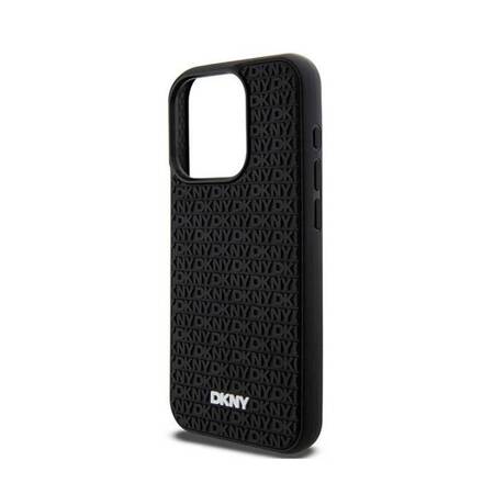 DKNY 3D Rubber Repeat Pattern - Etui iPhone 15 Pro Max (czarny)