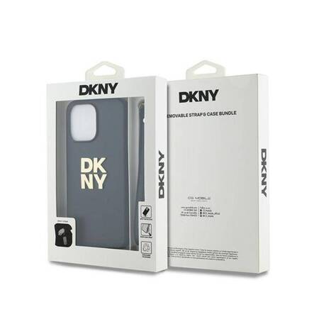 DKNY Wrist Strap Stock Logo - Etui iPhone 14 Pro Max (czarny)