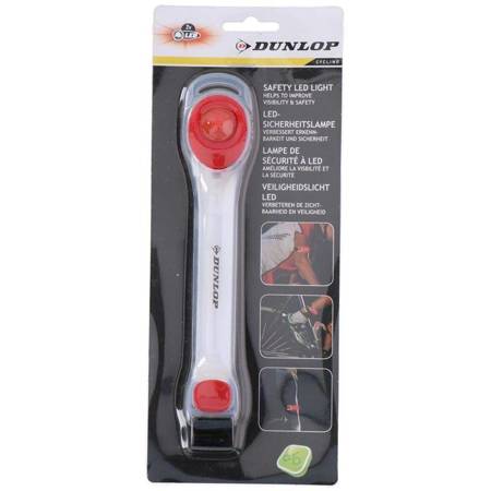 Dunlop - Opaska odblaskowa świecąca LED na rękę / ramię / nogę