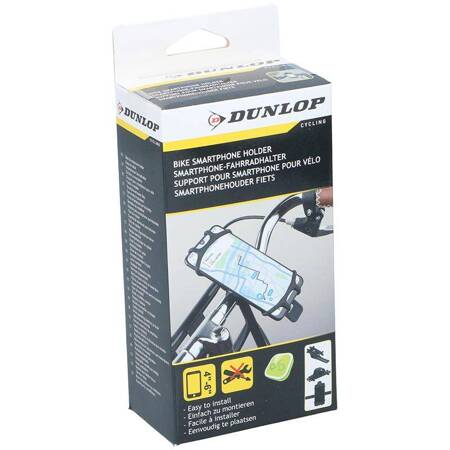 Dunlop - uchwyt rowerowy do telefonu 10-15 cm (czarny)