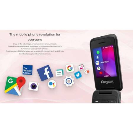 Energizer E282SC - Telefon 512MB RAM 4GB 2,8" 4G Dual Sim EU (Czarny)