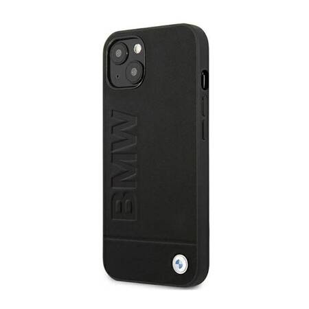 Etui BMW BMHCP14MSLLBK iPhone 14 Plus 6,7" czarny/black Leather Stamp