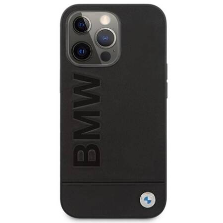 Etui BMW BMHMP14XSLLBK iPhone 14 Pro Max 6,7" czarny/black hardcase Signature Logo Imprint Magsafe