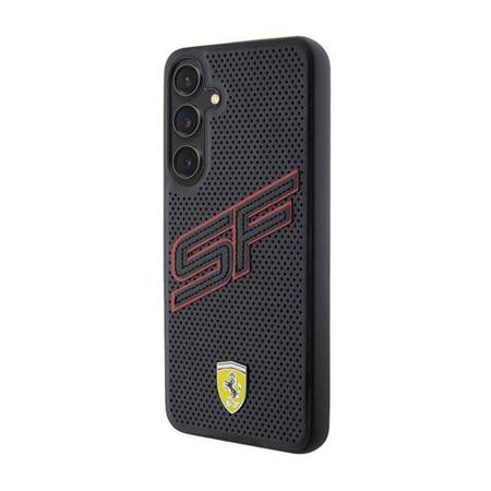 Ferrari Big SF Perforated - Etui Samsung Galaxy S24+ (czarny)