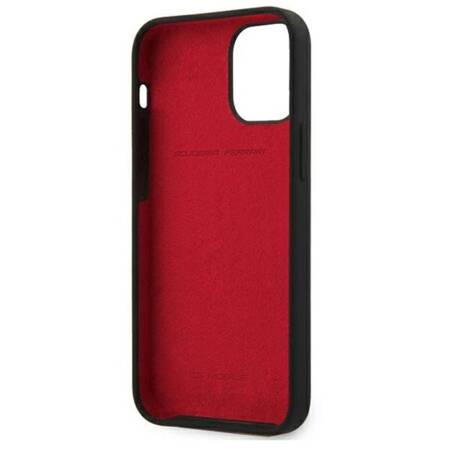 Ferrari FESSIHCP12SBK Etui do iPhone 12 mini 5,4" czarny/black hardcase On Track Silicone