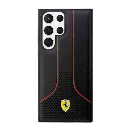 Ferrari Perforated 296P Collection - Etui Samsung Galaxy S23 Ultra (czarny)