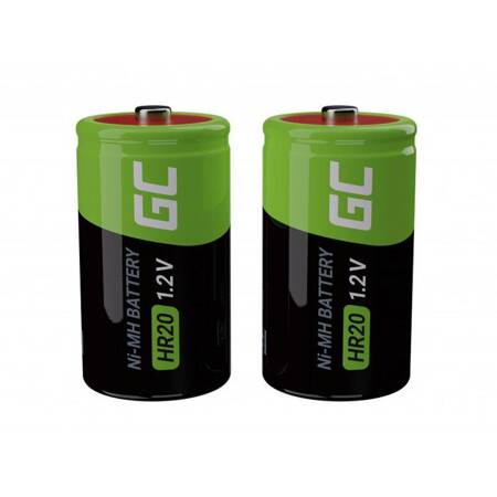 Green Cell - Baterie Akumulatorki 4x D R20 HR20 Ni-MH 1.2V 8000 mAh