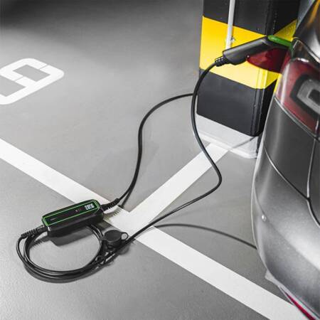 Green Cell - Ładowarka mobilna GC EV PowerCable 3,6kW Schuko - Type 1 do ładowania samochodów elektrycznych i hybryd Plug-In
