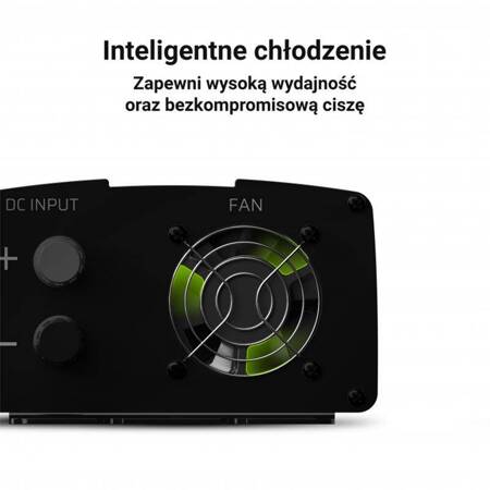 Green Cell - Przetwornica napięcia Inwerter 24V na 230V 1000W/2000W Modyfikowana sinusoida