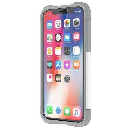 Griffin Survivor Fit - Pancerne etui iPhone X (biały/szary)