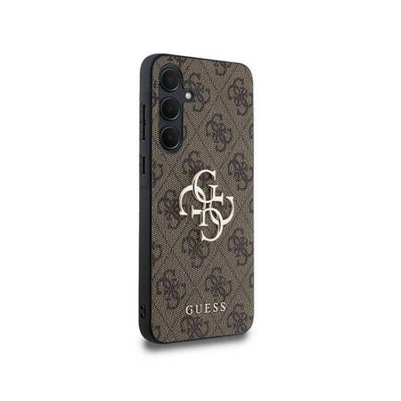 Guess 4G Big Metal Logo - Etui Samsung Galaxy A35 5G (brązowy)