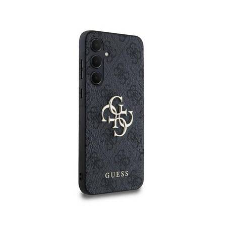 Guess 4G Big Metal Logo - Etui Samsung Galaxy A35 5G (czarny)