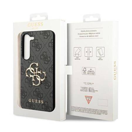 Guess 4G Big Metal Logo - Etui Samsung Galaxy A55 5G (czarny)