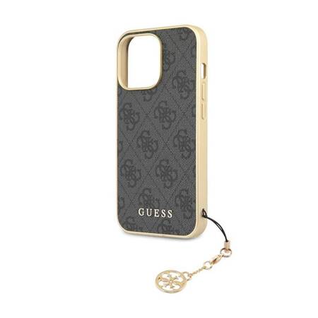 Guess 4G Charms Collection - Etui iPhone 14 Pro Max (szary)