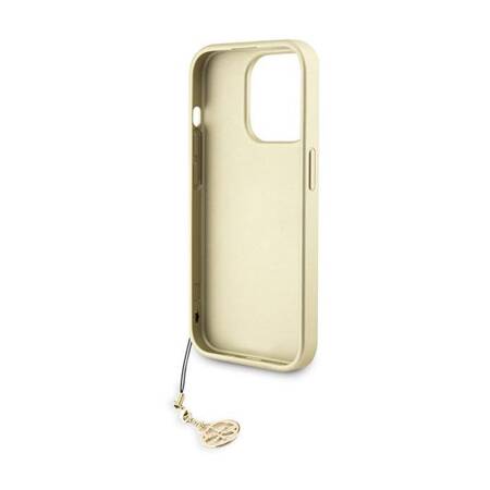 Guess 4G Charms Collection - Etui iPhone 15 Pro Max (brązowy)