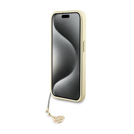 Guess 4G Charms Collection - Etui iPhone 15 Pro (szary)