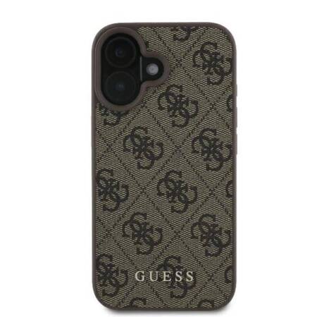 Guess 4G Classic - Etui iPhone 16 Plus (brązowy)