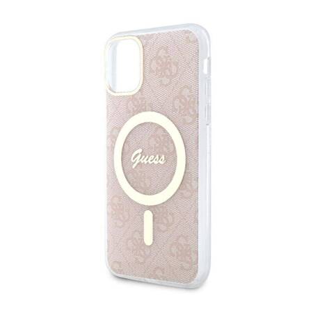 Guess 4G MagSafe - Etui iPhone 11 (Różowy)