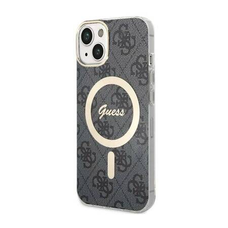 Guess 4G MagSafe - Etui iPhone 14 Plus (Czarny)