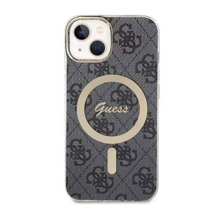 Guess 4G MagSafe - Etui iPhone 14 Plus (Czarny)