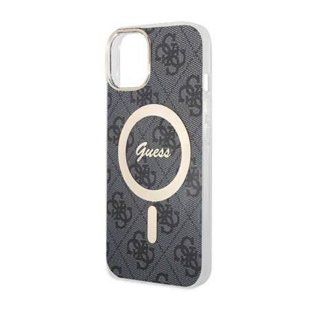 Guess 4G MagSafe - Etui iPhone 14 Plus (Czarny)