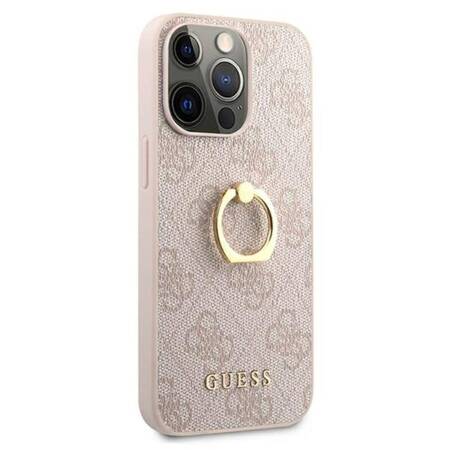 Guess 4G Ring Case - Etui iPhone 13 Pro Max (różowy)