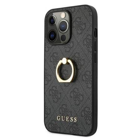 Guess 4G Ring Case - Etui iPhone 13 Pro (szary)