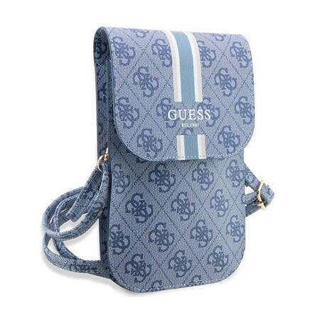 Guess 4G Stripes - Torebka crossbody na telefon (niebieski)