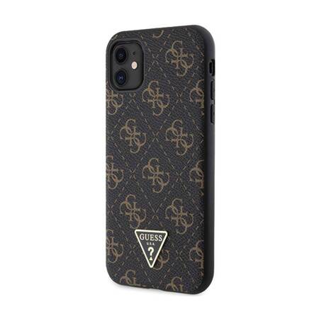 Guess 4G Triangle Metal Logo - Etui iPhone 11 (czarny)