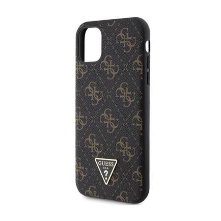 Guess 4G Triangle Metal Logo - Etui iPhone 11 (czarny)