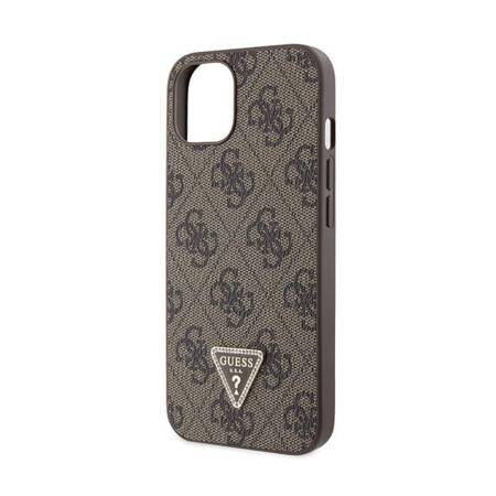 Guess Crossbody 4G Metal Logo - Etui iPhone 13 (brązowy)