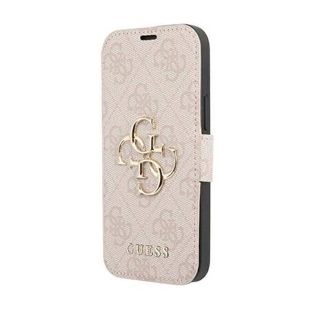 Guess GUBKP13L4GMGPI iPhone 13 Pro / 13 6,1" różowy/pink book 4G Big Metal Logo