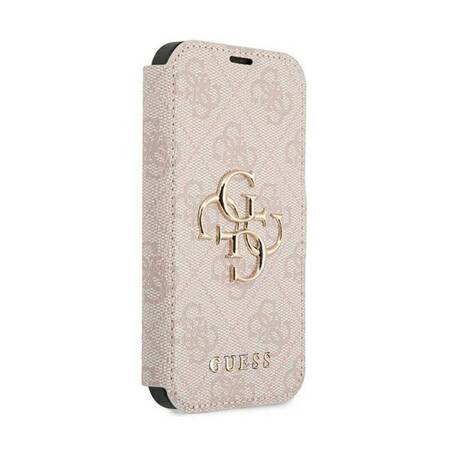 Guess GUBKP13L4GMGPI iPhone 13 Pro / 13 6,1" różowy/pink book 4G Big Metal Logo