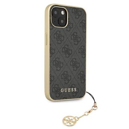 Guess GUHCP13MGF4GGR iPhone 13 6,1" szary/grey hardcase 4G Charms Collection