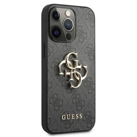 Guess GUHCP13X4GMGGR iPhone 13 Pro Max 6,7" szary/grey hardcase 4G Big Metal Logo