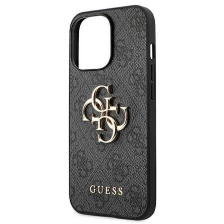 Guess GUHCP13X4GMGGR iPhone 13 Pro Max 6,7" szary/grey hardcase 4G Big Metal Logo